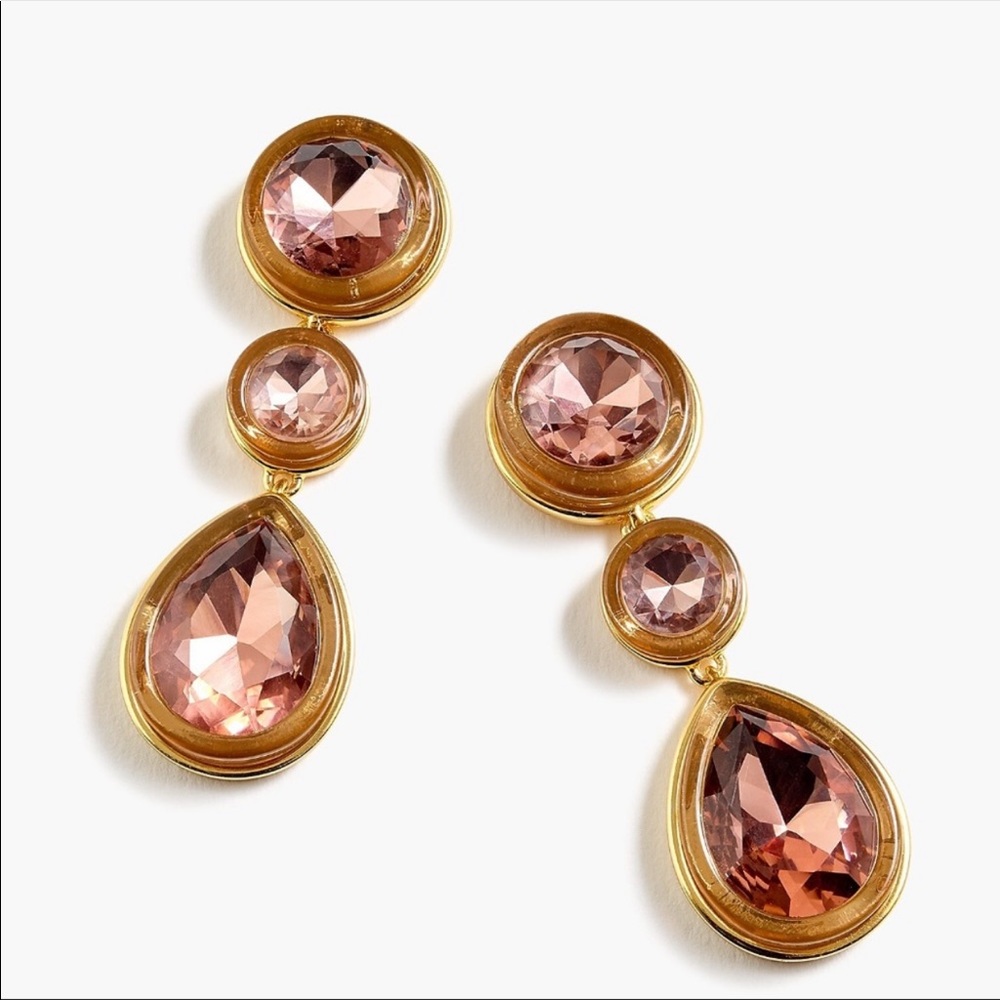 NEW J. Crew Triple Stone Drop Earrings!